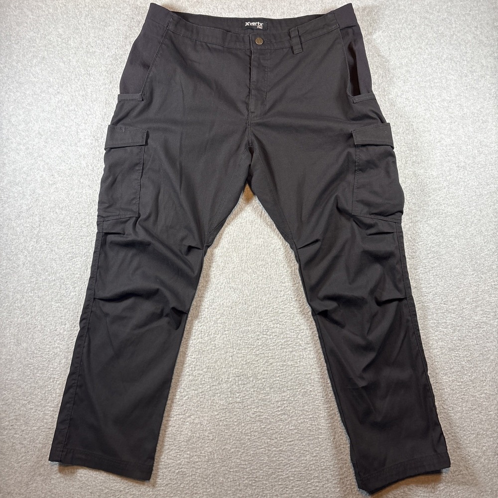 VERTX Pro Black Cargo Pants Men's 36x30 Tactical Hiking Preowned Very Good Cond.